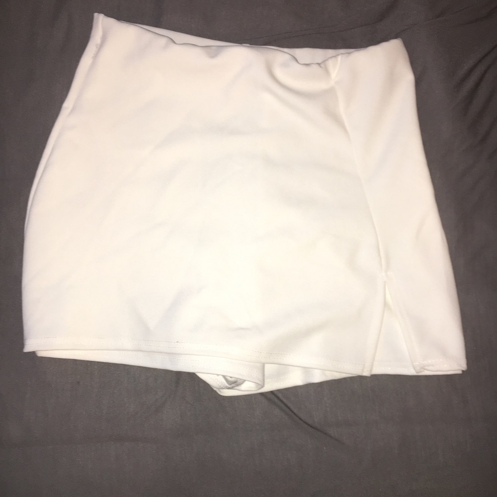 White womens skort skirt